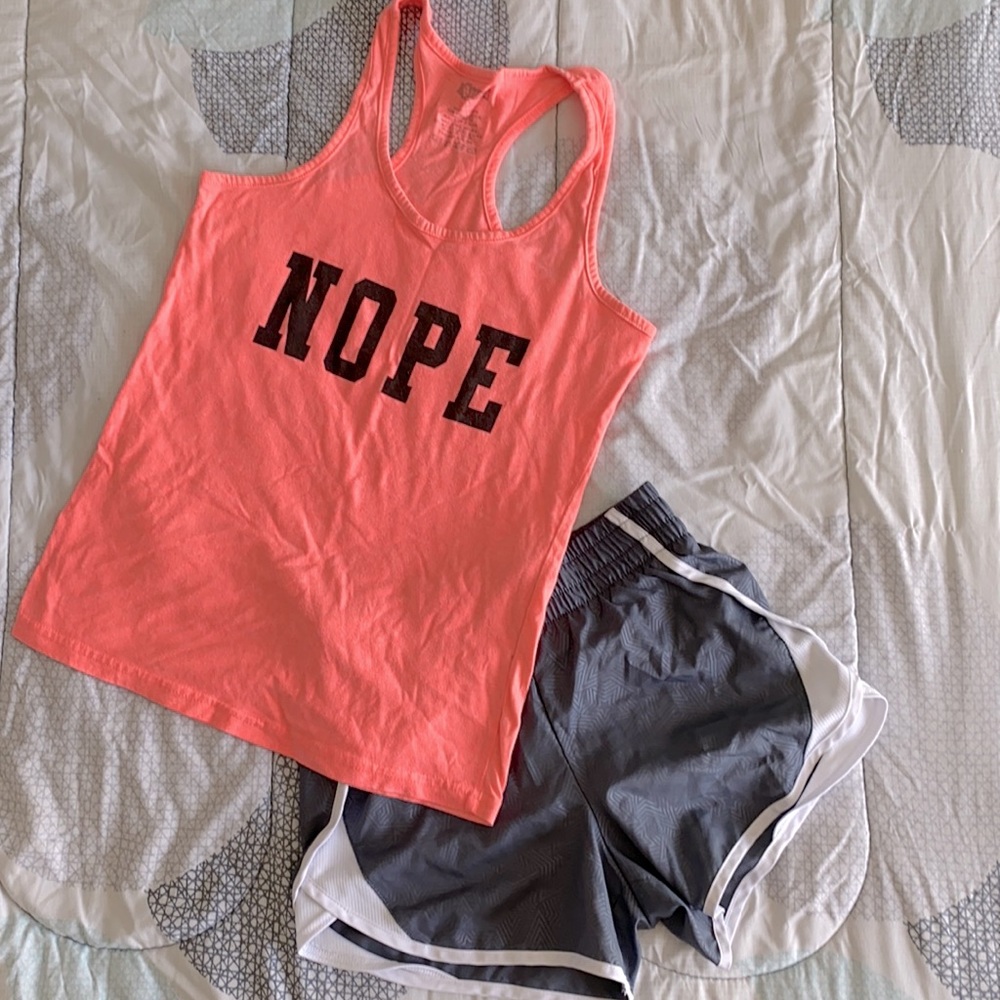 Workout Shirt and Shorts bundle of 2